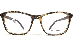 ETRO ET2641-802 Women's Square Black Brown Orange Paisley Optical Eyeglasses - Picture 1 of 3