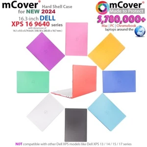 mCover® HARD CASE for 2024+ 16" Dell XPS 16 9640 series Windows laptop Computers - Picture 1 of 15