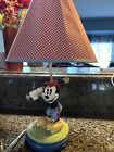 Disney Vintage Mickey Mouse Lamp Base & Shade Sports Nursery Decor Baseball