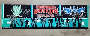 Transformers Botcon 2014 BIGLIETTO D'ORO STAMPA FIRMATA MORGAN LOFTING JACK ANGEL - Foto 1 di 4