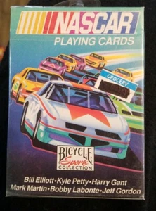 Carte da gioco Nascar bicicletta nuove Elliott Gordon Martin Gant Labonte Petty Driver - Foto 1 di 2