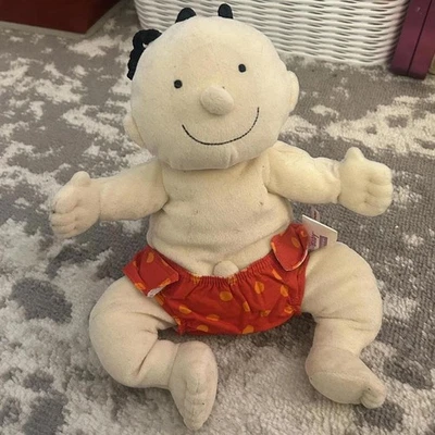 Small World Toys Soft Plush Caucasian Baby - Image 1 of 3