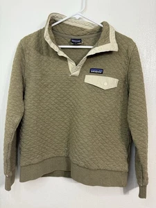 Patagonia Stepppullover Snap-T Bio Damen mittelbraun/weiß Mängel - Bild 1 von 10