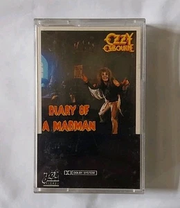 Ozzy Osbourne Diary Of a Madman Cassette Tape 1981 Heavy Metal - Picture 1 of 5