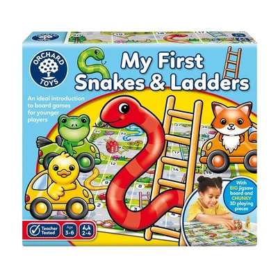 Orchard Toys My First Snakes And Ladders Giant Board Game Age 3 To 6 - Image 1 of 4