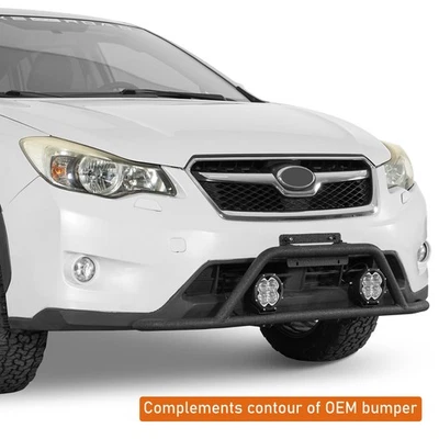 Barra de luz tubular refuerzo parachoques delantero Fit Subaru XV Crosstrek 13-17 Rally Foto 1 de 4