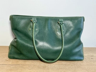 Cole Haan Trinity H04 Green Leather Shoulder Bag/Hand Bag - Image 1 of 4
