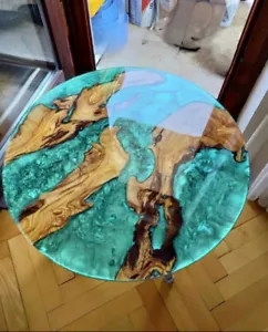 Round Coffee Table for Café or Bar – Custom, One-of-a-Kind Design - Picture 1 of 5