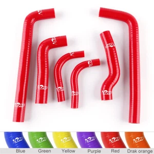 Red Silicone Radiator Hose Kit For 1999-2006 Gas Gas EC125 EC200 EC250 EC300 - Picture 1 of 11