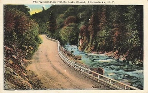 The Wilmington Notch Lake Placid Adirondacks New York Postkarte  - Bild 1 von 2