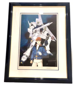 Mobile Suit Gundam HIROYUKI KITAZUME Signed copy of original painting Japan used - Picture 1 of 9
