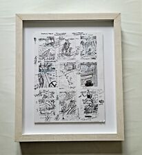 Framed Drawing Thumbnail Sketches by David Jablow Mixed Media on Paper 2015 ART