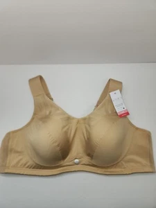 LIVI High-Impact Wicking Max Support Sports Bra 48B Beige NEW - Picture 1 of 5