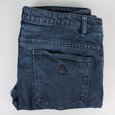 Abrand denim Jeans Mens Size 32 Dark Blue Dropped Skinny Leg Cotton Blend 009211