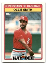 Ozzie Smith 1989  Topps Kay-Bee Superstars of Baseball #28 St. Louis Cardinals