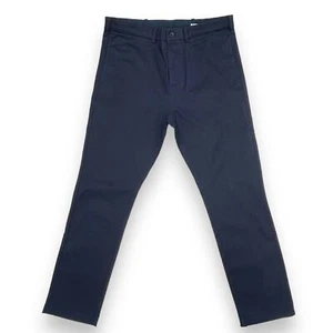 Pantalones chinos Hill City Everyday azul marino pantalones de rendimiento para hombre talla 34x30 nuevos con etiquetas - Imagen 1 de 15