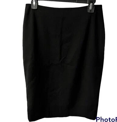 Falda lápiz Emilio Pucci Firenze para mujer 6 negra recta Italia oficina vintage Foto 1 de 4