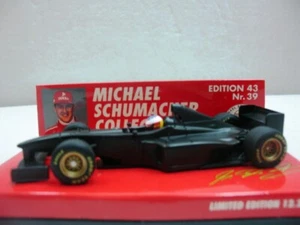 ULTRA RARO Ferrari F300 Schumacher neumáticos negros prueba MSC39 1:43 minichamps - Imagen 1 de 4
