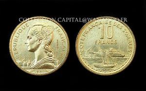 TRIAL 10 Francs 1965 Djibouti, French Coast Of Somalis. FDC Value: 100€ - Picture 1 of 1