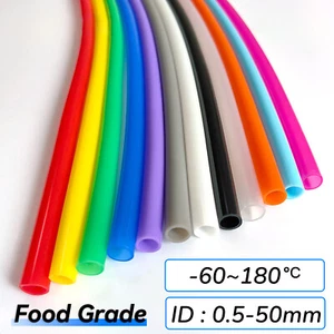 Food Grade Silicone Tube Tubing Beer Milk Water Hose Pipe Soft Rubber High Temp - Picture 1 of 14