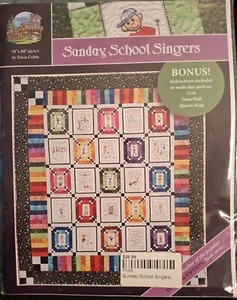Quilt Pattern Sunday School Singers Make Crib Thru King Size by Friend Folks New - Picture 1 of 7