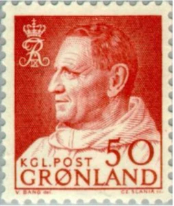 Greenland #Mi65 MNH 1965 King Frederick IX [59] - Picture 1 of 1