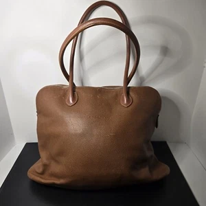 Bolso Cartera Longchamp Vintage Cuero Marrón - Imagen 1 de 22