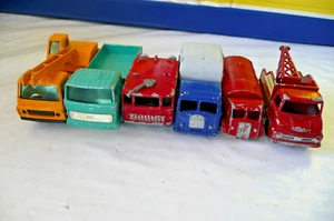 VINTAGE MATCHBOX 1-75 LOT X6 COMMERCIAL MODELS IDEAL SPARES 1950-60's - Picture 1 of 8