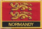 Normandy Region France Flag Embroidered Patch - Sew or Iron on