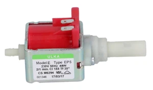 POMPA ULKA da 48W per Macchine Caffè Ferri da Stiro GAGGIA DE LONGHI SAECO BRAUN - Picture 1 of 6