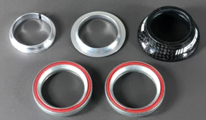 New FSA Integrated OS Headset No 8BE Plus 1 1/8" 45° 45° ACB Carbon 46mm OD Tube - Picture 1 of 1