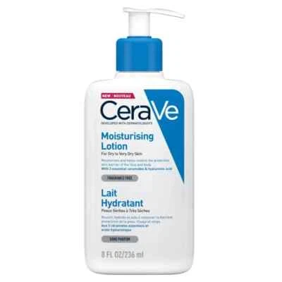 CERAVE Loción Hidratante para Piel Seca Sin Fragancia 236 ml/8 fl oz Foto 1 de 3