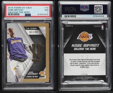 2015-16 Panini HeroVillain Unleash the Hero Kobe Bryant #19.2 PSA 7 HOF