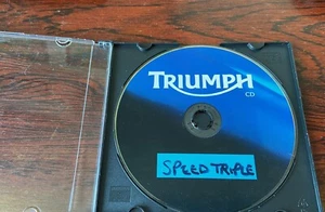 Triumph Speed Triple motorcycle press kit model CD-ROM press launch - Picture 1 of 2