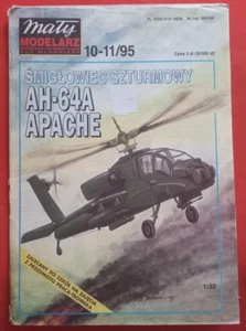 Modellbaubogen Maly Modelarz 10-11/95, AH-64A APACHE  in 1:33 - Picture 1 of 10