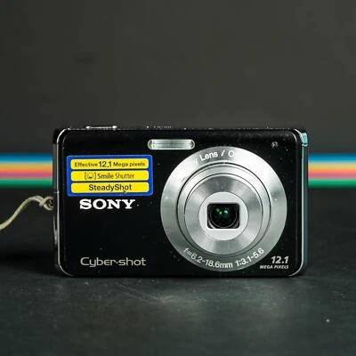 Sony Cyber-shot DSC-W190 12.1MP 3x Optical Zoom Digital Camera - 100% Working - Image 1 of 4