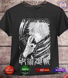 Gojo Satoru Jujutsu Kaisen T-Shirt Sukuna Anime Japanese Tee Shirt Manga JJK - Picture 1 of 17