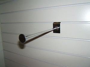 Slatboard Slatwall Hanging Bar Ideal for Accessories Hanging Items