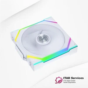 LIAN LI 12RSL1W1W WHITE UNI FAN SL Wireless 120 Reverse Blade PC Case Fan - Photo 1/3