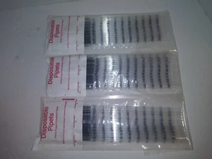 90 Fisher 10mL Borosilicate Glass Serological Pipets 10 x 1/10mL - Picture 1 of 3