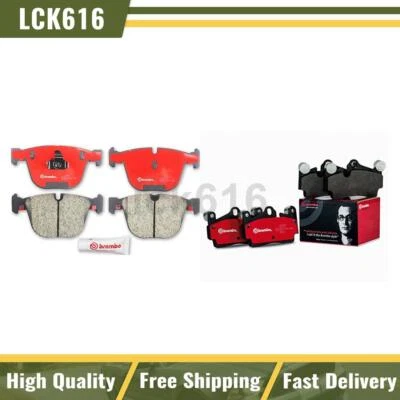 Juego de pastillas de freno Brembo de cerámica delanteras traseras 2X para BMW 645Ci 2004-2005 Foto 1 de 3