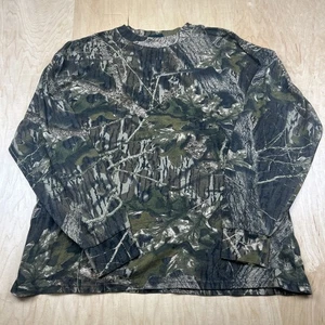 Mossy Oak Break-Up Camo Long Sleeve T Shirt Men’s Large Hunting Tee - Picture 1 of 6