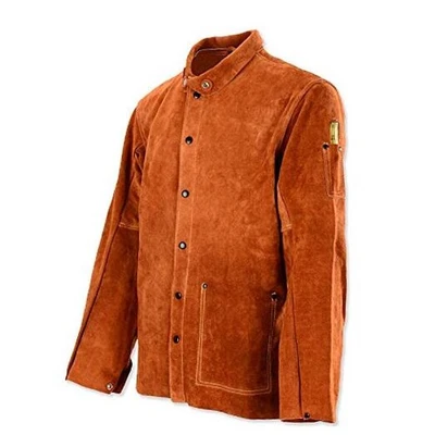 Рабочая куртка для сварки кожи от - огнестойкая высокопрочная разделенная большая - Изображение 1 из 4