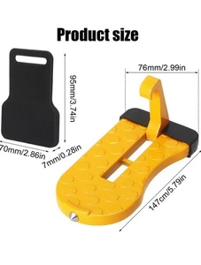 Car Door Step, Universal Fit Car Roof Access, Folding Aluminum Alloy Car Step🚙 - Picture 1 of 6