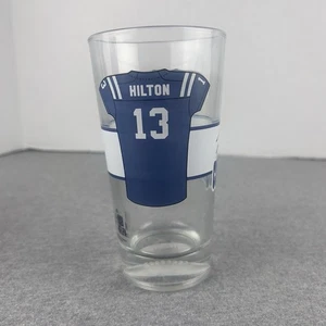 NFL Indianapolis Colts Arby’s Glass TY Hilton #13 Blue Jersey - Picture 1 of 5