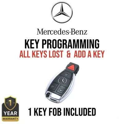 Mercedes-Benz W230 (1) Chave + Programação | Adicionar Chave ou Todas as Chaves Perdidas 1997-2014  - Imagem 1 de 4