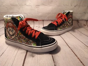 EUC VANS X NINTENDO Mario & Luigi HI-TOP SNEAKER - GRÖSSE HERREN 6,5 / DAMEN 8 - Bild 1 von 14