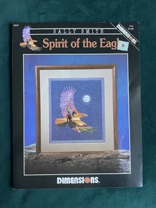 Dimensions Cross Stitch Chart Spirit of the Eagle by Sally Smith Vintage - Picture 1 of 4
