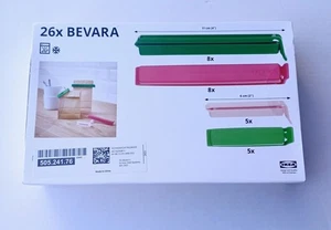 IKEA  26 x Sealing Clips IKEA Bevara 4 Colours 16x 11cm , 10 x6cm - Bild 1 von 1