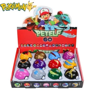 12pcs Ball Pokeball Set Kids Toys Figures Pikachu Child Gifts - Picture 1 of 6